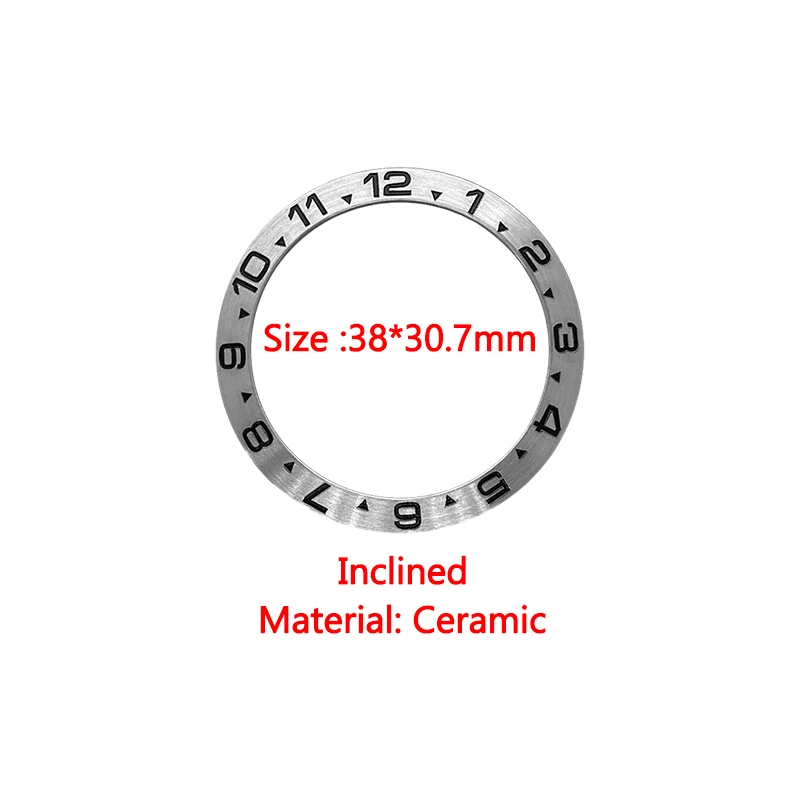 Uhr Runde Sand Technologie Keramik Lünette Einsatz Fit Für SKX007 Uhr Fall SKX011 Uhr Fall 38*30,7mm Keramik Lünette Einsatz Ring