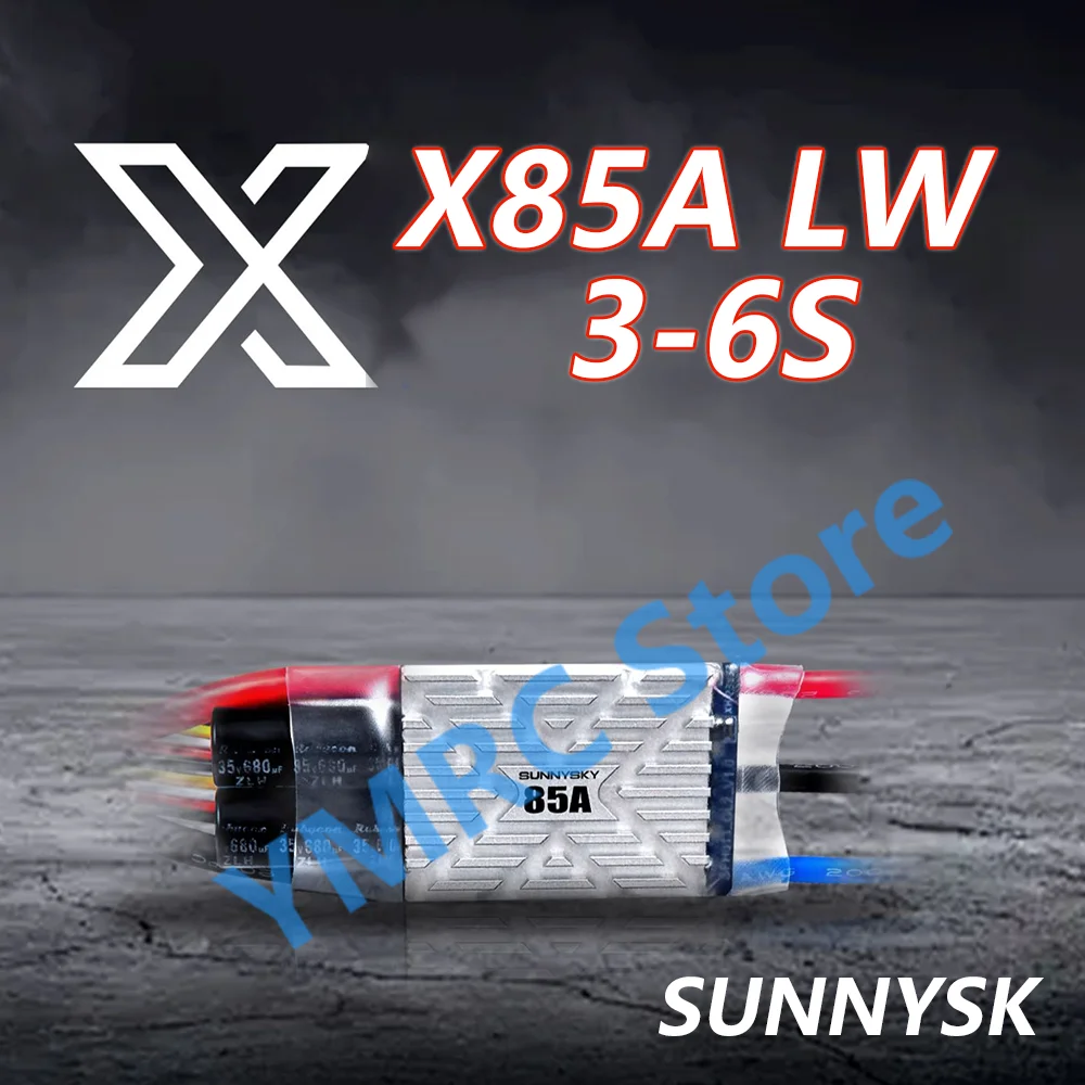 

Sunnysky X85A LW 3-6S ESC Suitable forSuitable for 50e 3D fancy fixed wing aircraft fixed wing training aircraft 420 Helicopte