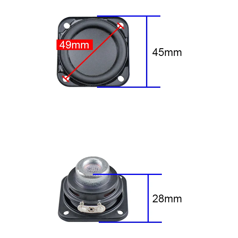 GHXAMP 1.75 pollici 45MM per Harman Kardon altoparlante a piena frequenza al neodimio piccolo altoparlante intelligente corno 6ohm 6W