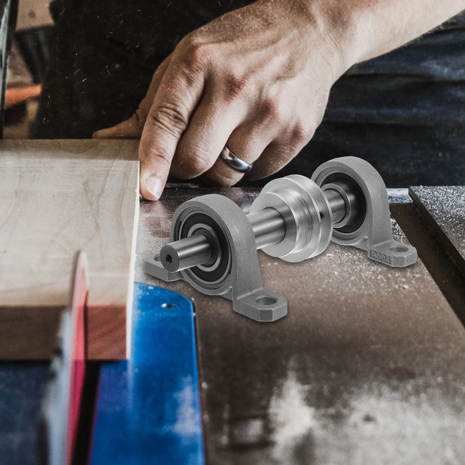 

Table Saw Seat Cutting Machine Silver Lathe Accessories Bearing Spindle Assembly Diy Woodworking Tools Machine Bearings Spindle