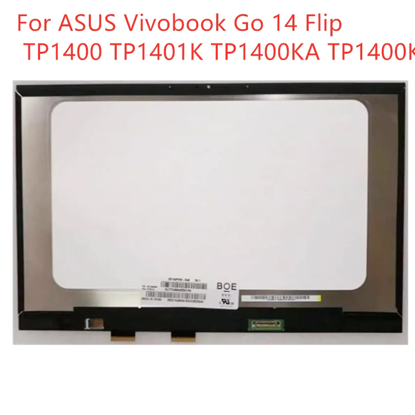 

IPS For ASUS Vivobook Go 14 Flip TP1400 TP1401K TP1400KA TP1400K Laptop Panel Matrix LCD Touch SCREEN Assembly