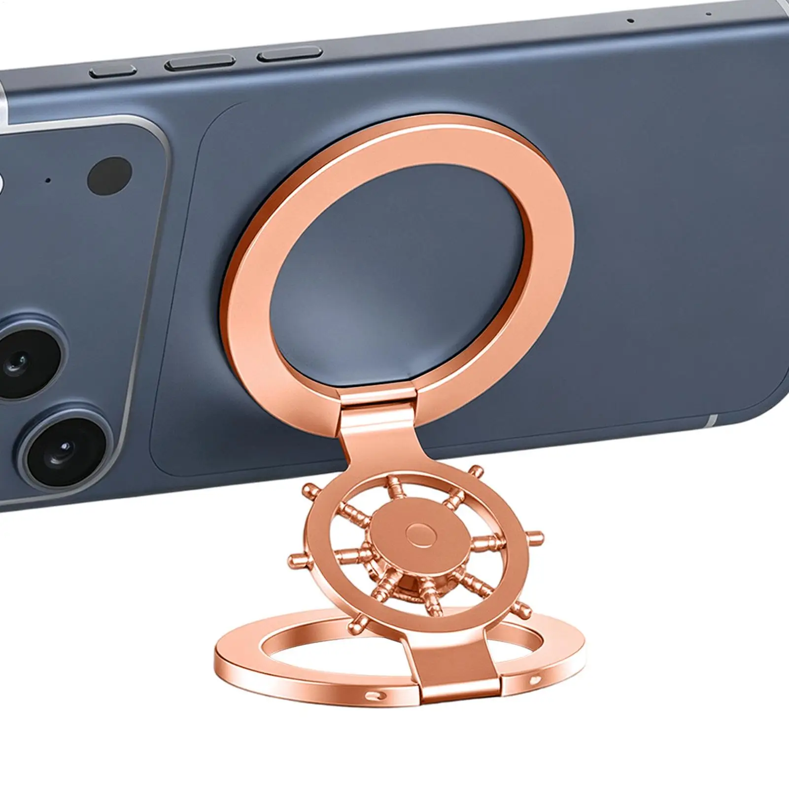 スピナーおもちゃ携帯電話ホルダー-360-度回転リングゲーム磁気感覚スピナーおもちゃ大人子供学生飛行機用