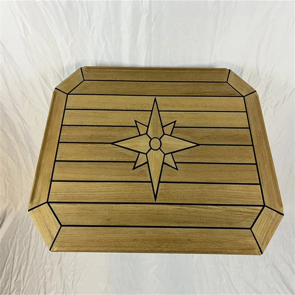 

Boat Rectangular Solid Teak Table Top 510x750mm,20.0×29.5 inch Square Corner Marine Boat RV TT5075 g042s6e