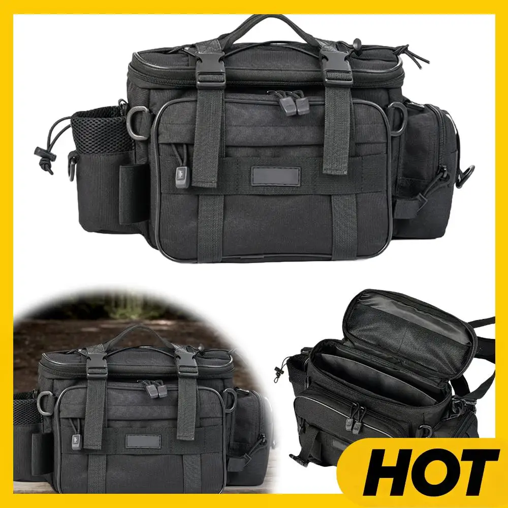 

Утолщенные рыболовные сумки большой вместимости для катушек и приманок, для охоты, кемпинга, пикника, велоспорта, рюкзак