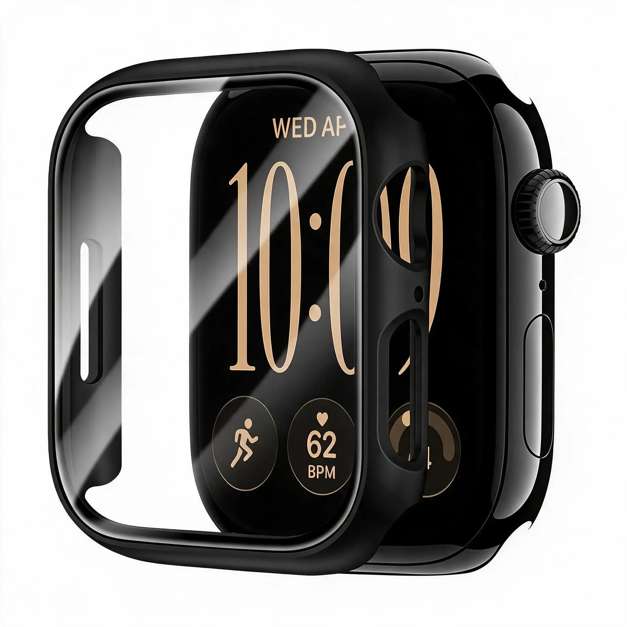 PC cover For Apple Watch Case 46 42 44 40mm 41mm 45mm 38mm Screen Screen bumper Protector for iwatch serie 12 1110 9 8 7 6 SE 5