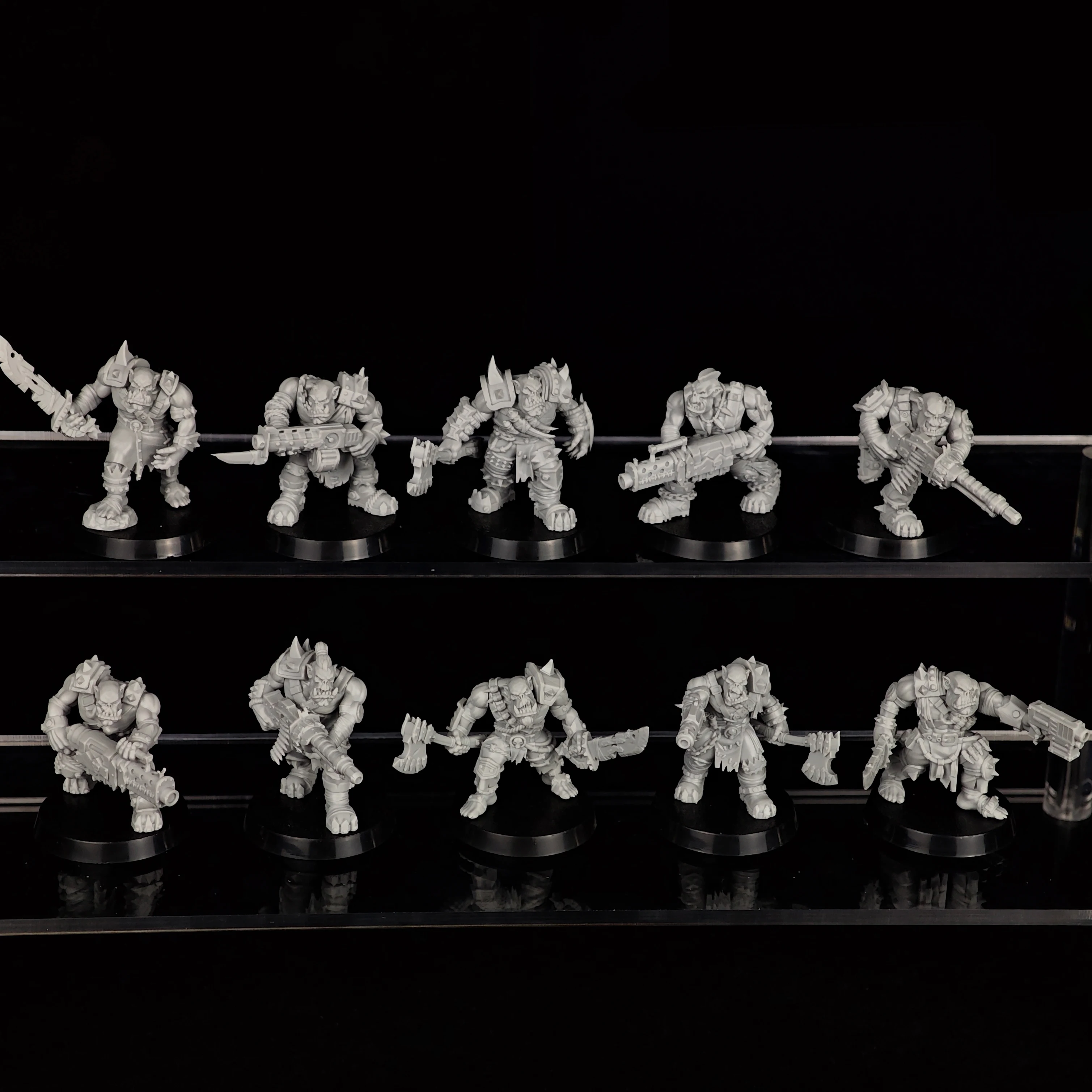 

Orkaz Strappaz-Tough resin High detail Miniature-Tabletop Wargame Accessories-Unpainted gray model