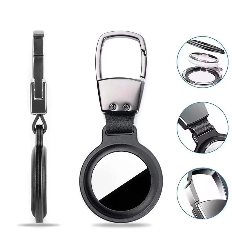 Metal Protective Sleeve For AirTag Magnetic Holder Aluminum Shockproof Shell Pet Key Tracker For Car Bag Wallet Keys Accessories