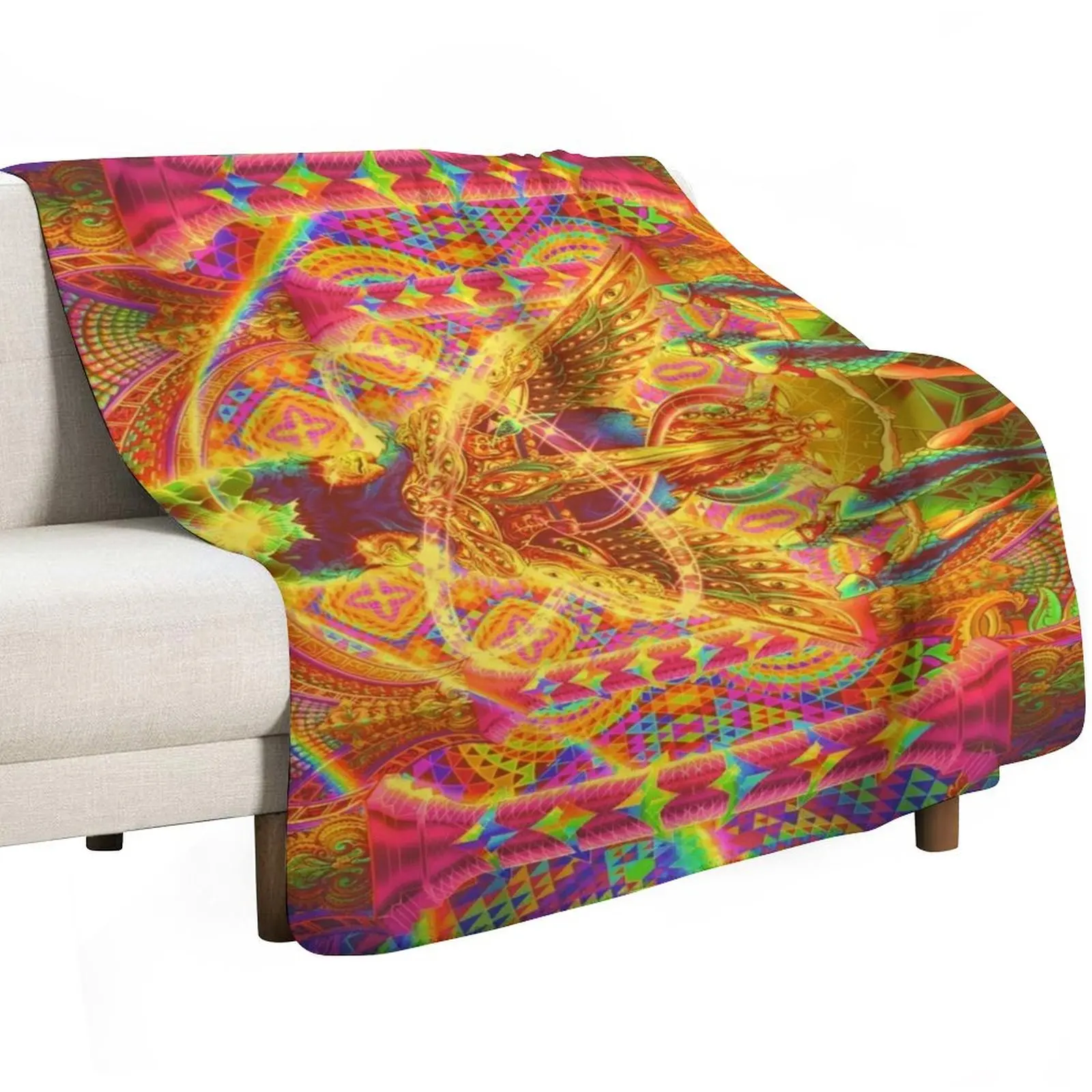 Death by Astonishment Throw Blanket Beautifuls Hairy Tourist sofa bed Vintage For Baby Blankets