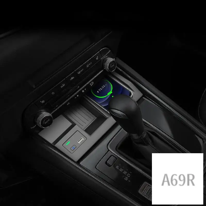 

A69R-1 PCS Car Wireless Charger Parts Accessories For Mazda CX5 CX-5 2017-2022 Center Console Accessories Wireless Phone Chargin