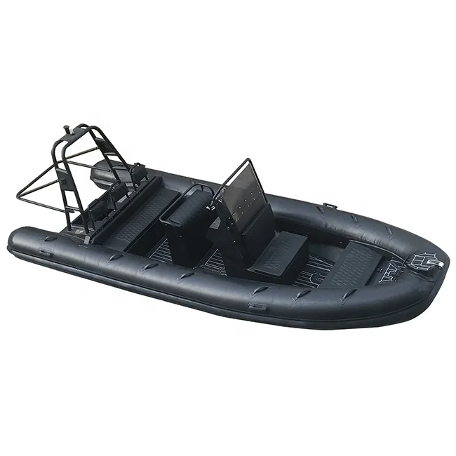 Aluminum RHIB 580 Rigid Hull Inflatable Hypalon Fishing Boats for Sale