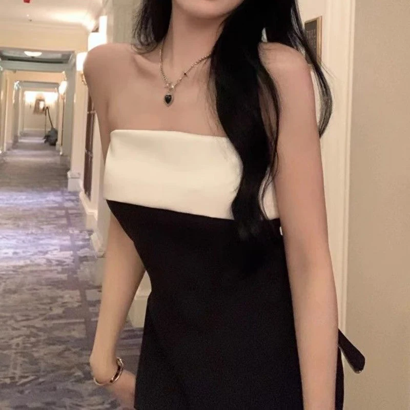 T-shirt com zíper fora do ombro feminino, T sem costas sexy, T Slash Neck, moda verão, Top feminino de fenda versátil, preto, senhoras, mulheres