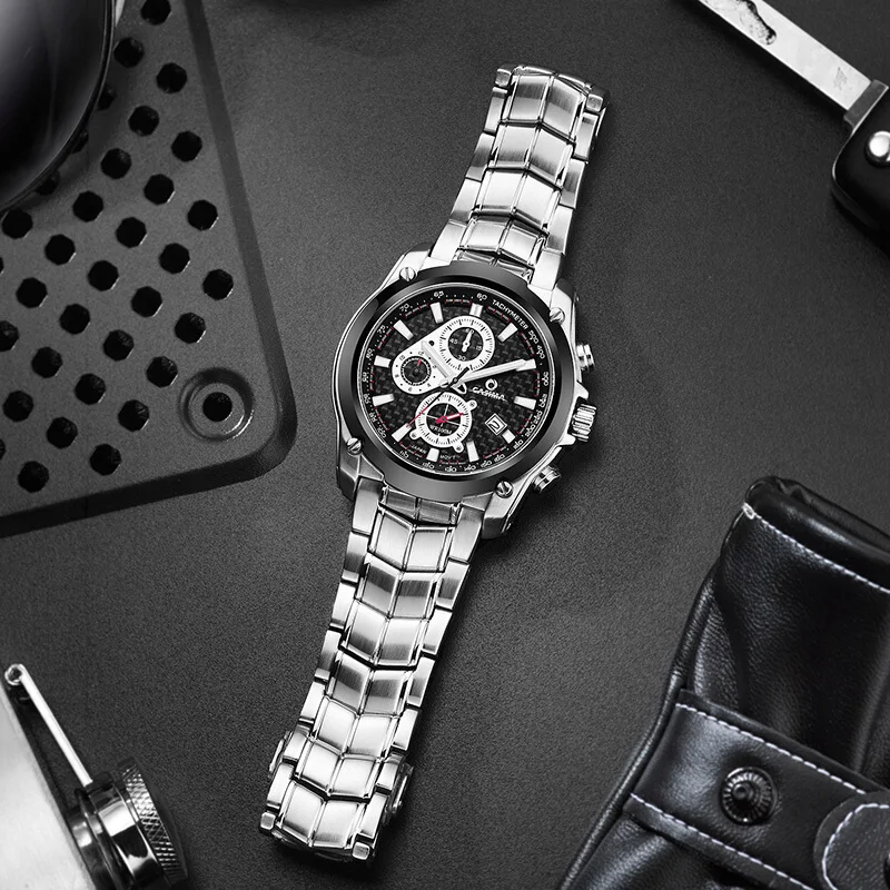 CASIMA Couple Watches Simple Trendy Fashion Watch Versatile Waterproof Luminous Men's Quartz Watch Model ST-8886-1003