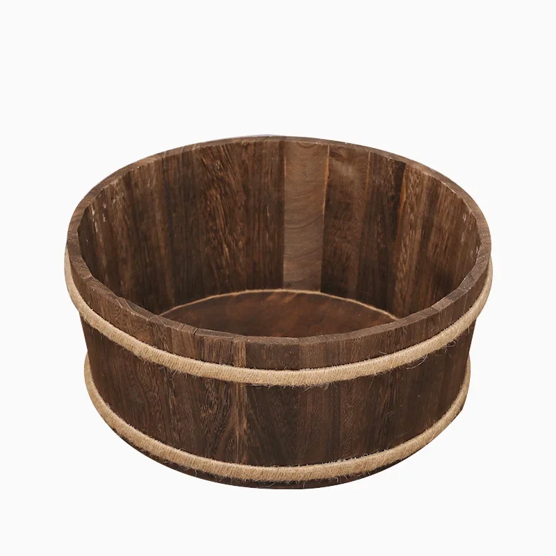 Newborn Photography Props Furniture Baby Photography Photo Shoot Vintage Posing Wood Tray Bed Photoshoot Baskets Baby Souvenirs