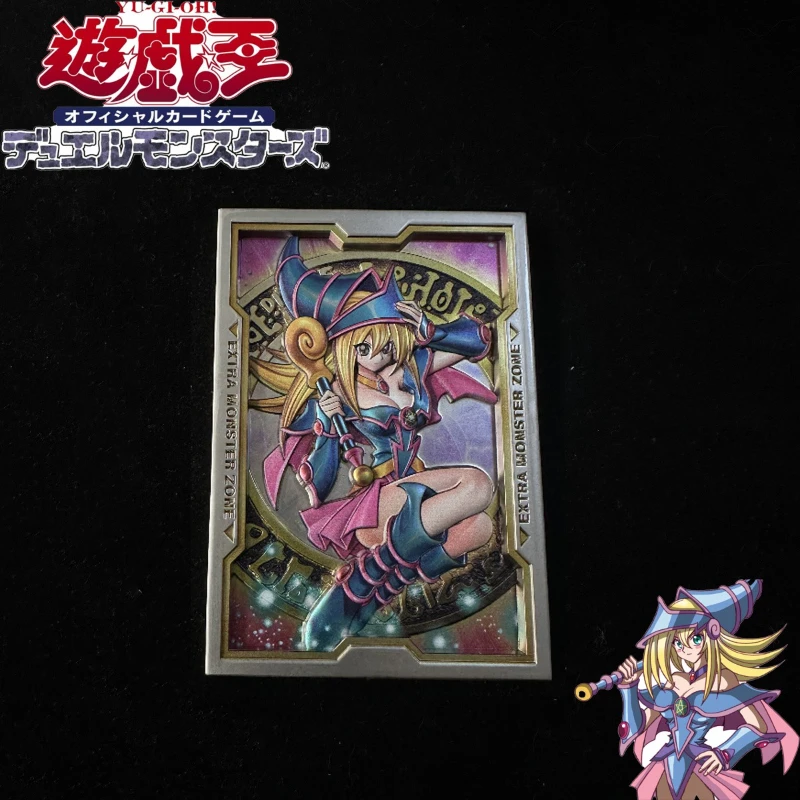 

Горячий Ю-Ги-О! 3D металлические рельефные карты «Темный волшебник» для девочек, голубые глаза, белый дракон, карты египетского бога, красочные коллекционные аниме-подарок