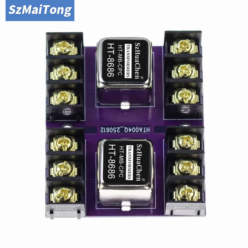 Aislador de Audio con Conversión Balanceada y No Balanceada HT-8686, Transformador de Aislamiento de Audio de Permalloy 600:600 20Hz-20KHz