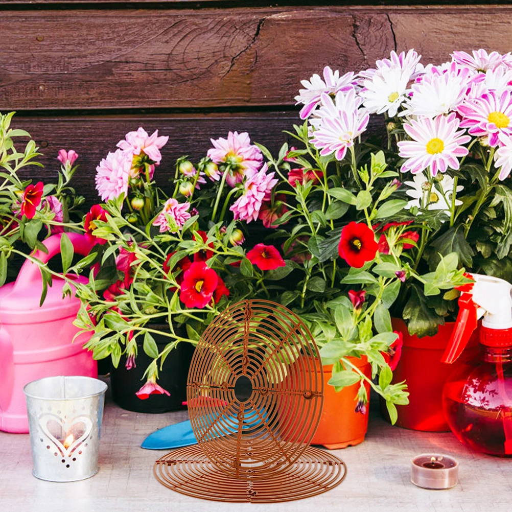 

6 Pcs Pet Protective Flower Pot Cover Mesh Pad Soil Plant Safety Mask Covers for Plants Plastic Protector Pots Indoor Child