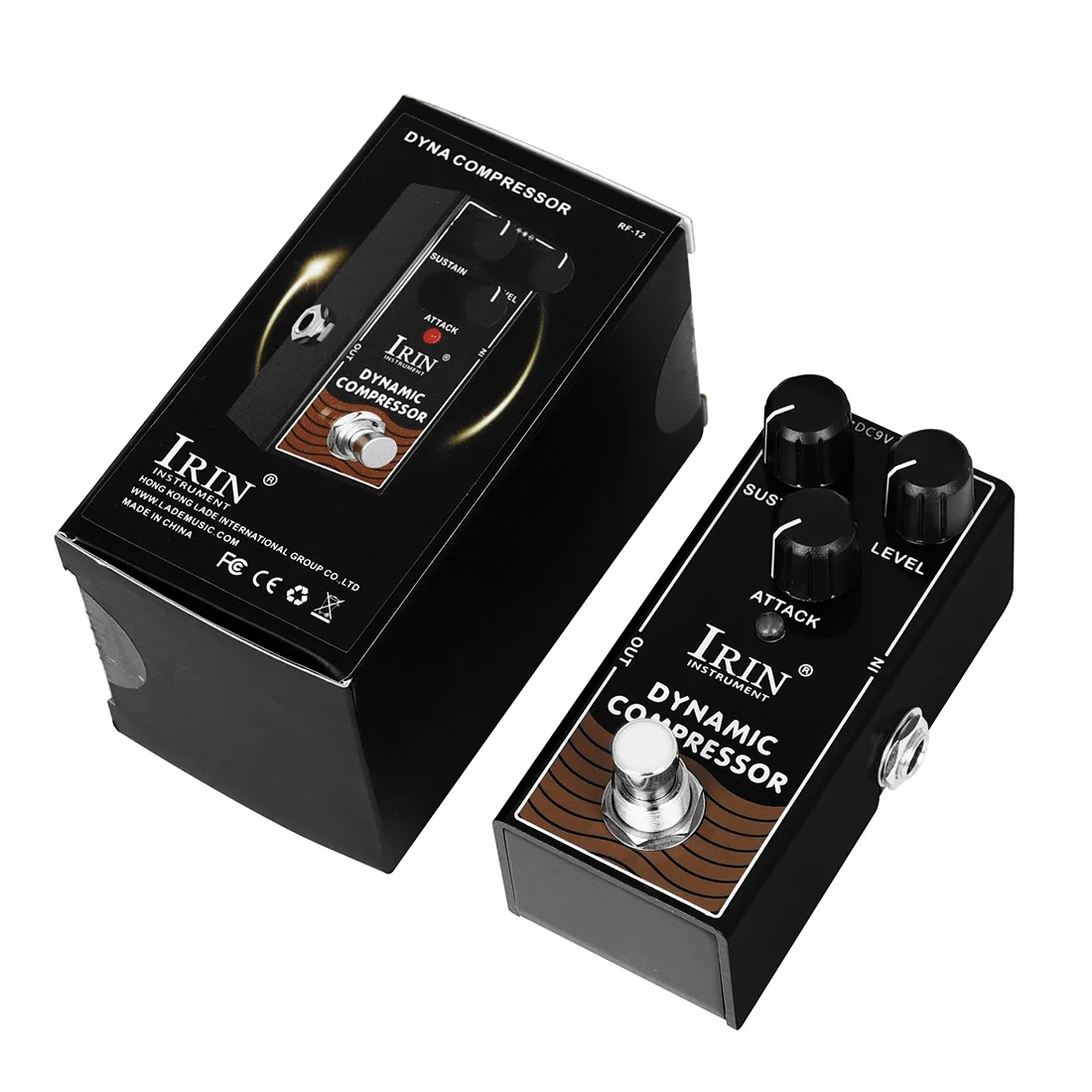 IRIN RF-12 Dynamic Compressor Electric Guitar Effect Pedal Classic-ross‘s Compressor True Bypass Pedal Guitar Accessories