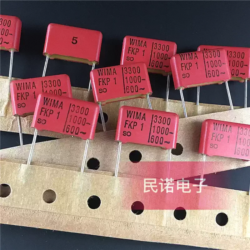 10-100pcs Weima capacitor WIMA FKP1 1000V 0.0033UF 3000PF 1000V 332 pin spacing 15mm