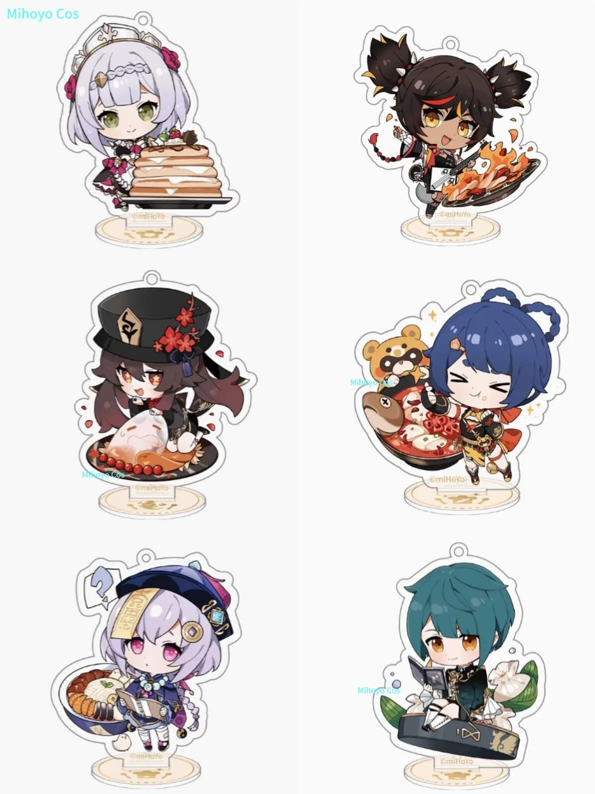 Genshin Impact Official Surrounding Delicious Party Theme Series Character Acrylic Xiaoli Brand Birthday Gift