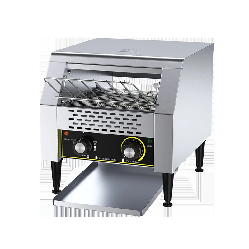 Fully Automatic Electric Commercial Burger Machine With Conveyor Hamburger Bun Toaster Conveyor Belt Chain Hamburger Machines