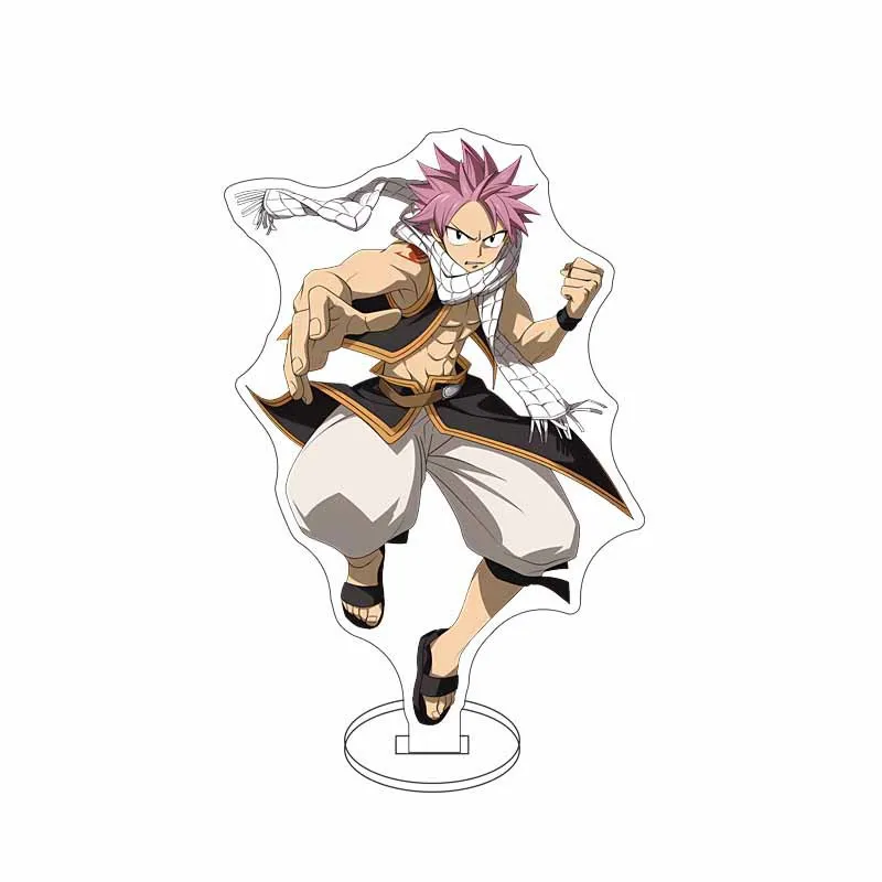 Anime FAIRY TAIL 100 YEARS QUEST Acrylic Stand Action Figure Natsu Toy PVC Fairy Tail Desktop Standing Sign Gift