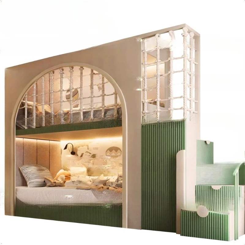 1.2 meters up and down bed rope net be d, small fresh bunk bed with wardrobe corner ladder cabinet