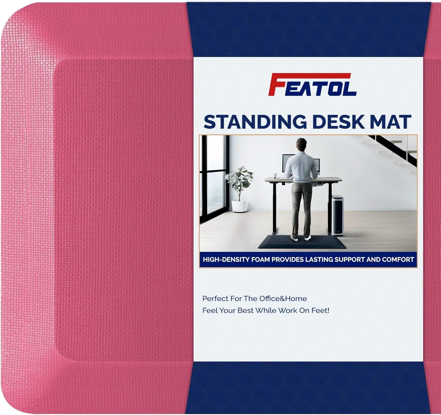 

Anti Fatigue Mat Floor Mat, Extra Thi Standing Office Desk Mat Memory Foam Cushioned Anti Fatigue Ergonomic Kitchen Mats