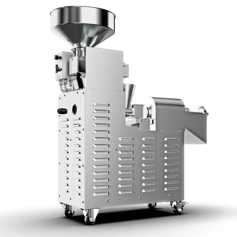 Commercial Oil Press Automatic Stainless Steel Oil Press Mill Press Walnut Sesame Flow Stall with S03