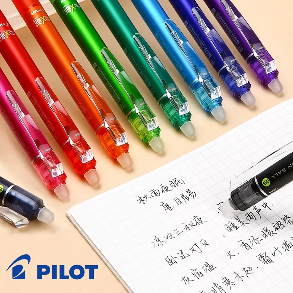 

Японская стираемая гелевая ручка PILOT FriXion LFBK-23EF 0,5 мм, шлифовальное трение для школы, офиса, канцелярские принадлежности, шариковая ручка