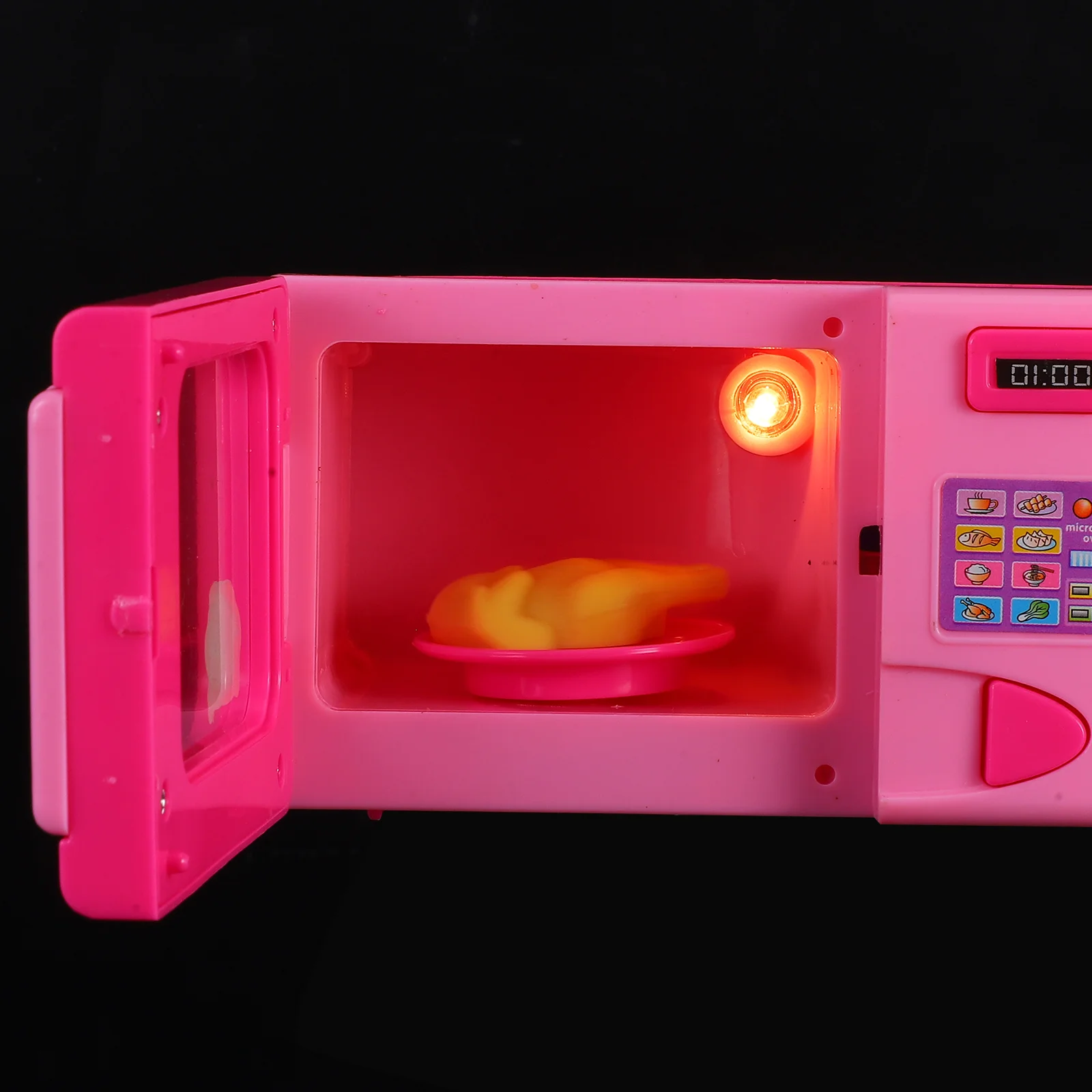 Simulation Toys Girls Child Microwave Oven Plaything Plastic House Scene Decor