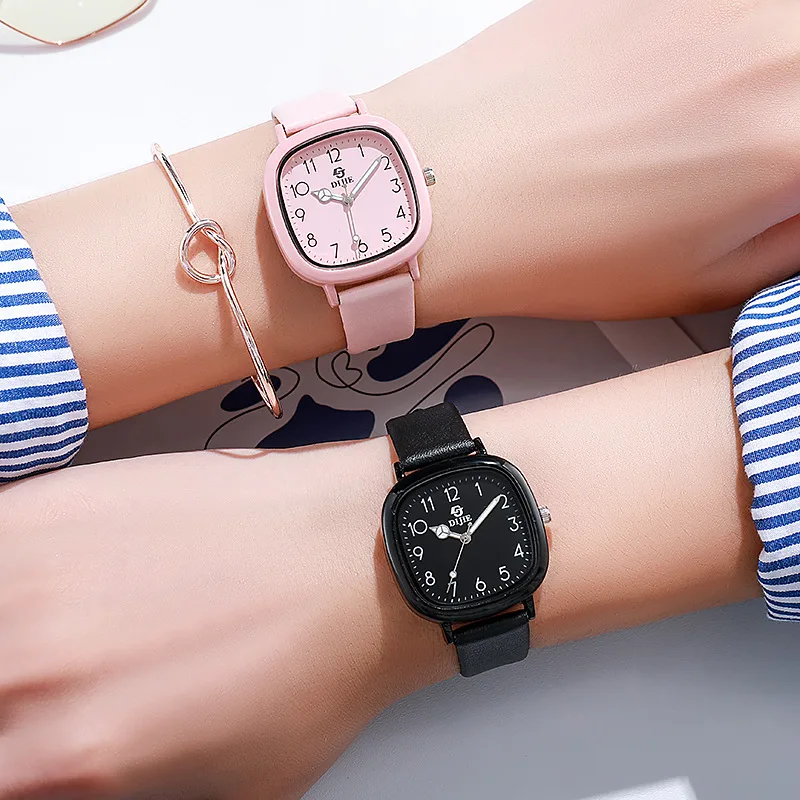 College Style Square Retro Fashion CasualinsJunior and Senior High School Student Party Simple Graceful Good-looking Design Sens