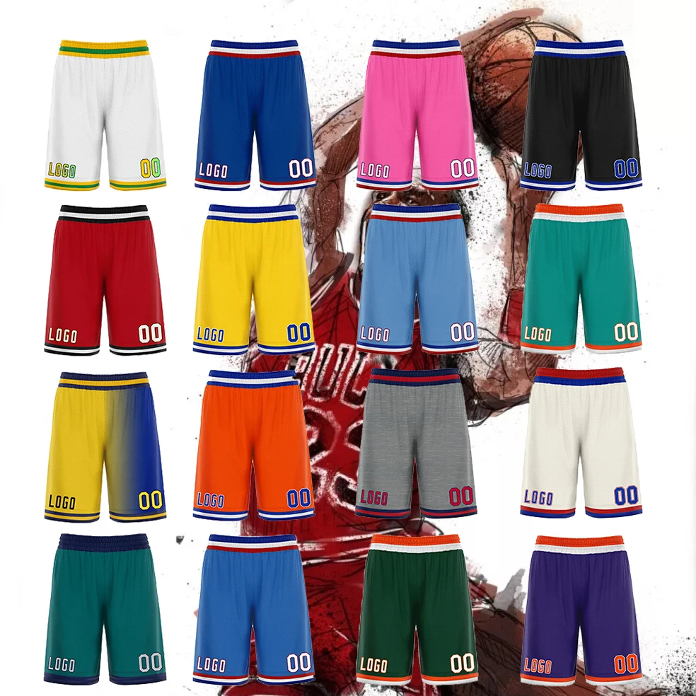 

Custom Basketball Running Shorts Training Workout Gym Shorts Tracksuit Print Logo Number with Mesh Liner Pockets For Women Men