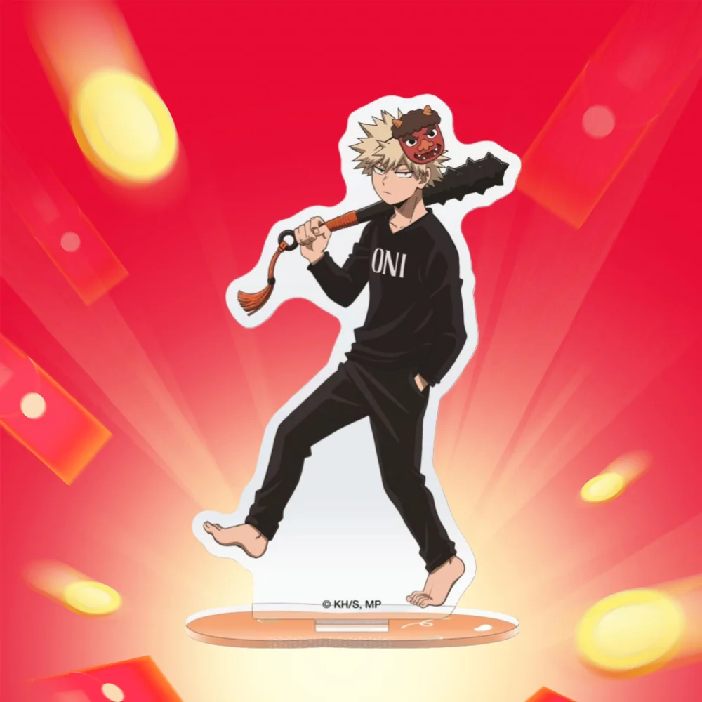 

Акриловая фигурка-стенд 15 см по мотивам «Моя геройская академия»: Кацуки Бакуго, Шото Тодороки, Шота Аизава. Настольный декор, коллекционная игрушка.