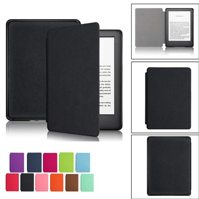 For Kindle 8 Case PU Leather Cover Protective Case For Kindle 8th Generation 2016 SY69JL Smart Cover Auto Wake Sleep+Pen