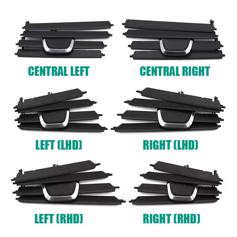 LHD RHD Автомобильная приборная панель Кондиционер Ремонтный комплект вентиляционной решетки переменного тока для BMW 5 серии G30 G31 6S GT G32 520d 525i 530i 540i