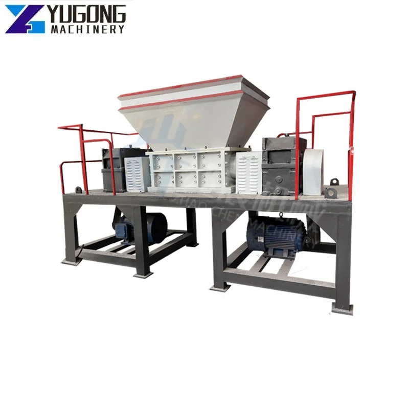 YUGONG Plastic Film Bag Sheet Pallet Lump Net Recycling Machine Single Shaft Shredder Small Plastic Parts Shredding Machine