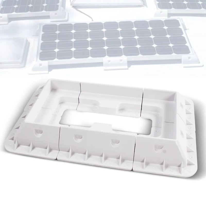 New Product RV Camper Accessories White Color Photovoltaic Mounting Bracket RV Junction Box Solar waterproof Support