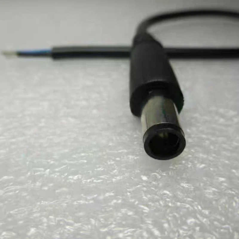 1pcs Black DC Cord Tip 7.4mm X 5.0mm Plug Connector Cable Cord For DELL HP Laptop Tablet PC Replacement 30cm/1feet