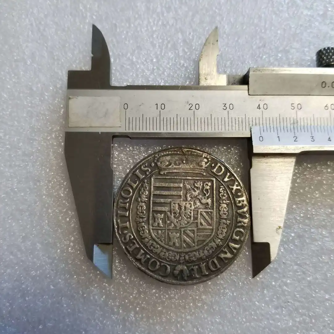 1595 النمسا الفضة الدولار العملات المقتنيات عملة ديكور المنزل الحرفية ميدالية عملة سطح المكتب حلية هدايا عيد الميلاد #2046 #3