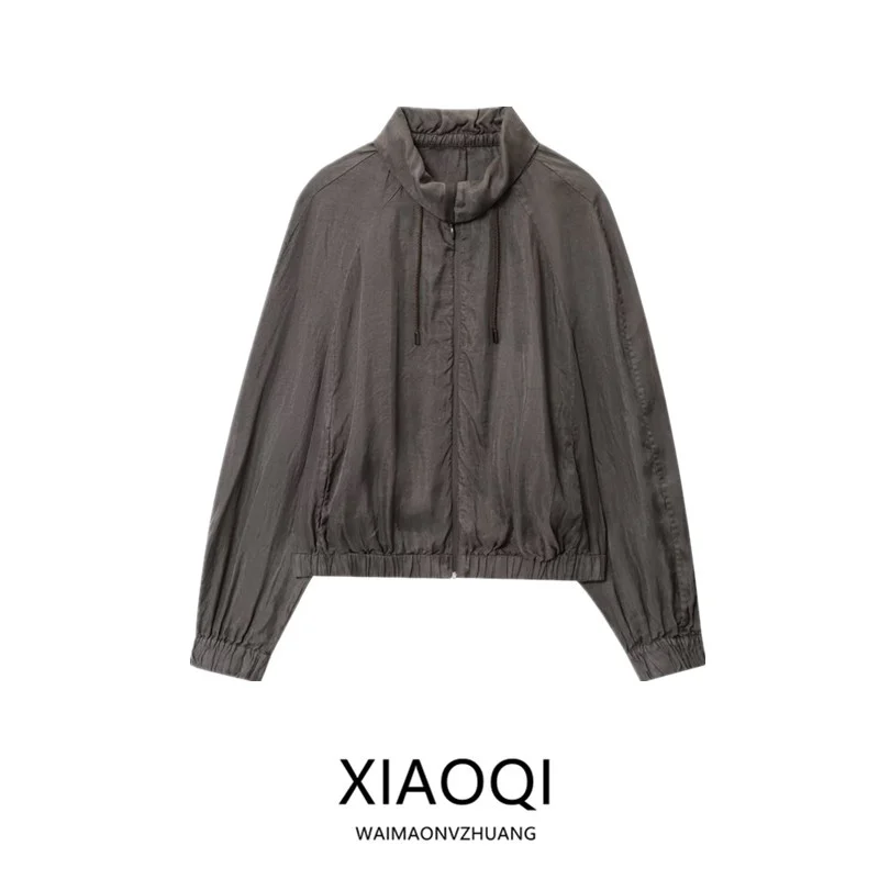 

Свободная куртка-пилот: женская модная осенняя новинка, универсальная модель свободного кроя, короткое пальто для женщин, коллекция осень 2025