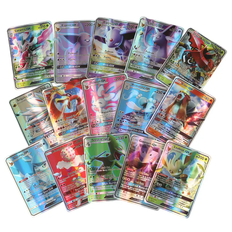 Caja de cartas de Pokémon en inglés, Vmax, GX, Vstar, Charizard, Pikachu, pasatiempos de colección rara, juguetes de batalla, regalos, novedad de