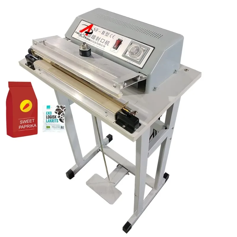 

Foot Pedal Impulse Sealer Commercial Sealing Machine Operate by Foot Plastic Pouch Sealer