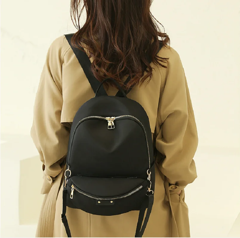 

Hot Sale Fashion Waterproof Oxford Backpack With Small Chest Bag Women High Capacity School Bag Multifunctional Shoulder Bags