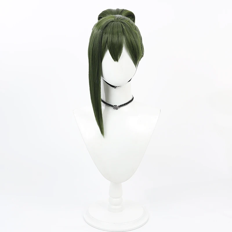 Lobotomy Corporation Netza Cosplay Wig Monster Management Simulation Green Heat Resistant Cosplay Wigs Halloween