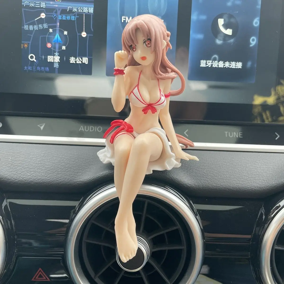 Car Decoration Yassina Beauty Anime Model Car Interior Decoration Sexy Handmade Decoration Solid PVC Figurines Collectible Toys