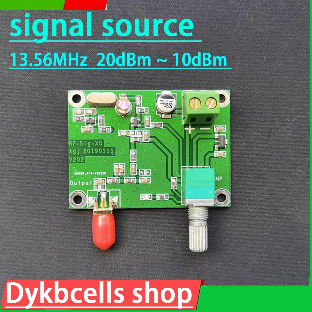 13.56MHz signal source Output power 10dBm~10dBm adjustable for Ham Radio 13.56M RF Power Amplifier Filter