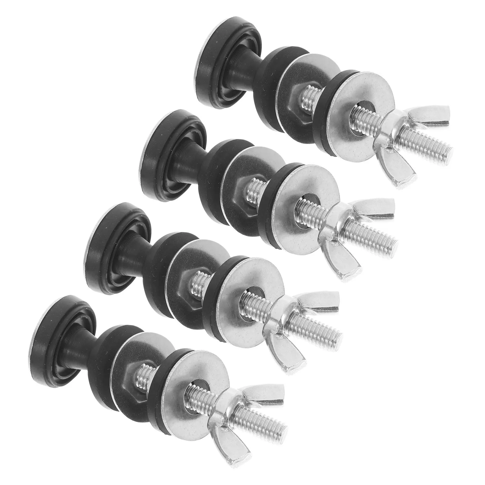 

4Pcs Stainless Toilet Tank Bolts Fixing Screws Anchor Washers Toilet Bowl Water Tank Repair Replacement Stainless Bolts Screw