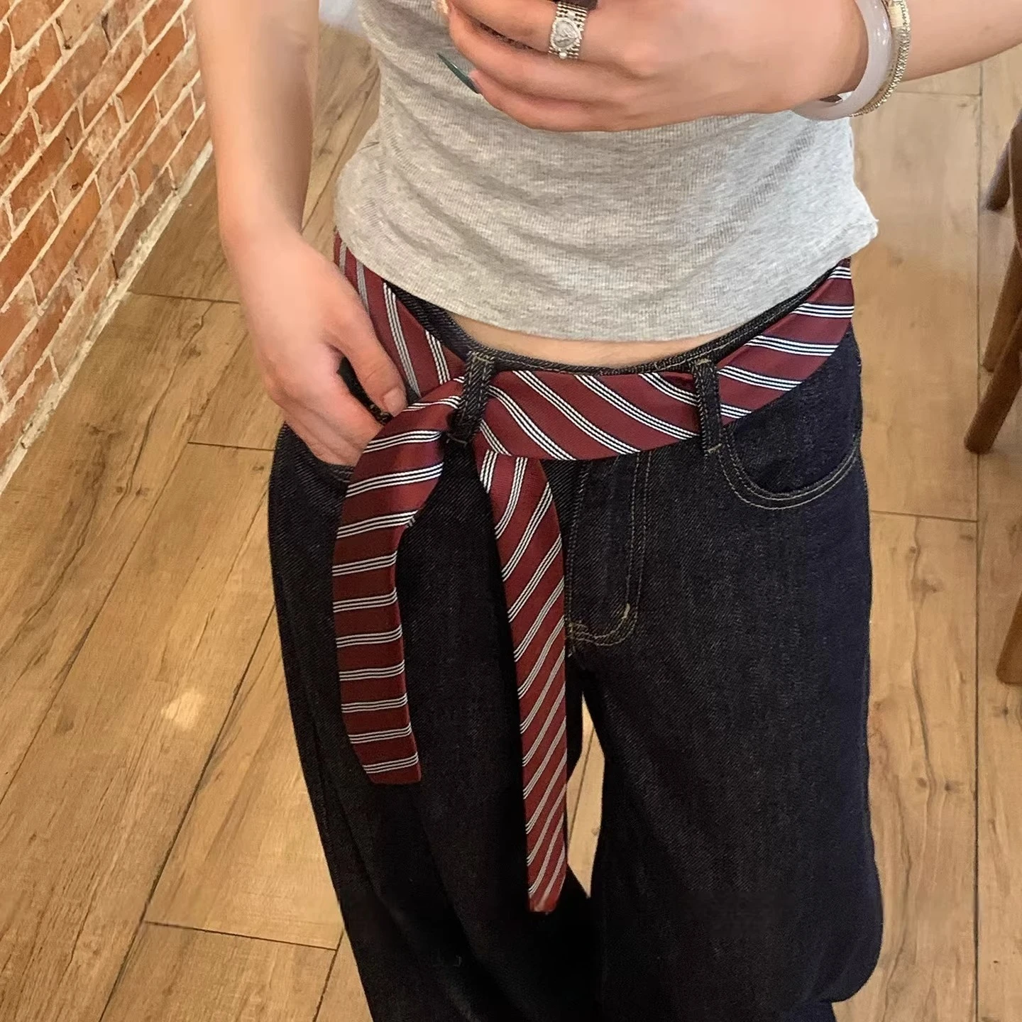 Corbatas a Rayas Estilo Universitario, Corbata para Camisa de Uniforme Escolar para Niñas, Cinturón Largo Multifuncional, Corbatas para Niños, Accesorios Escolares