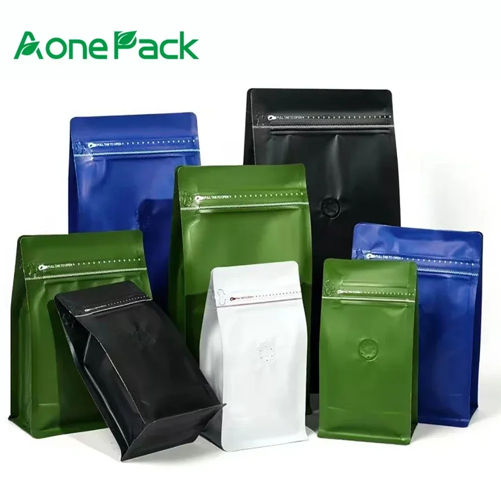 50PCS Resealable Dark Green Plastic Zipper Smell Proof Bag Bolsas Stand Up Zip Lock Pouch for Coffee Tea Powder Packaging Bag