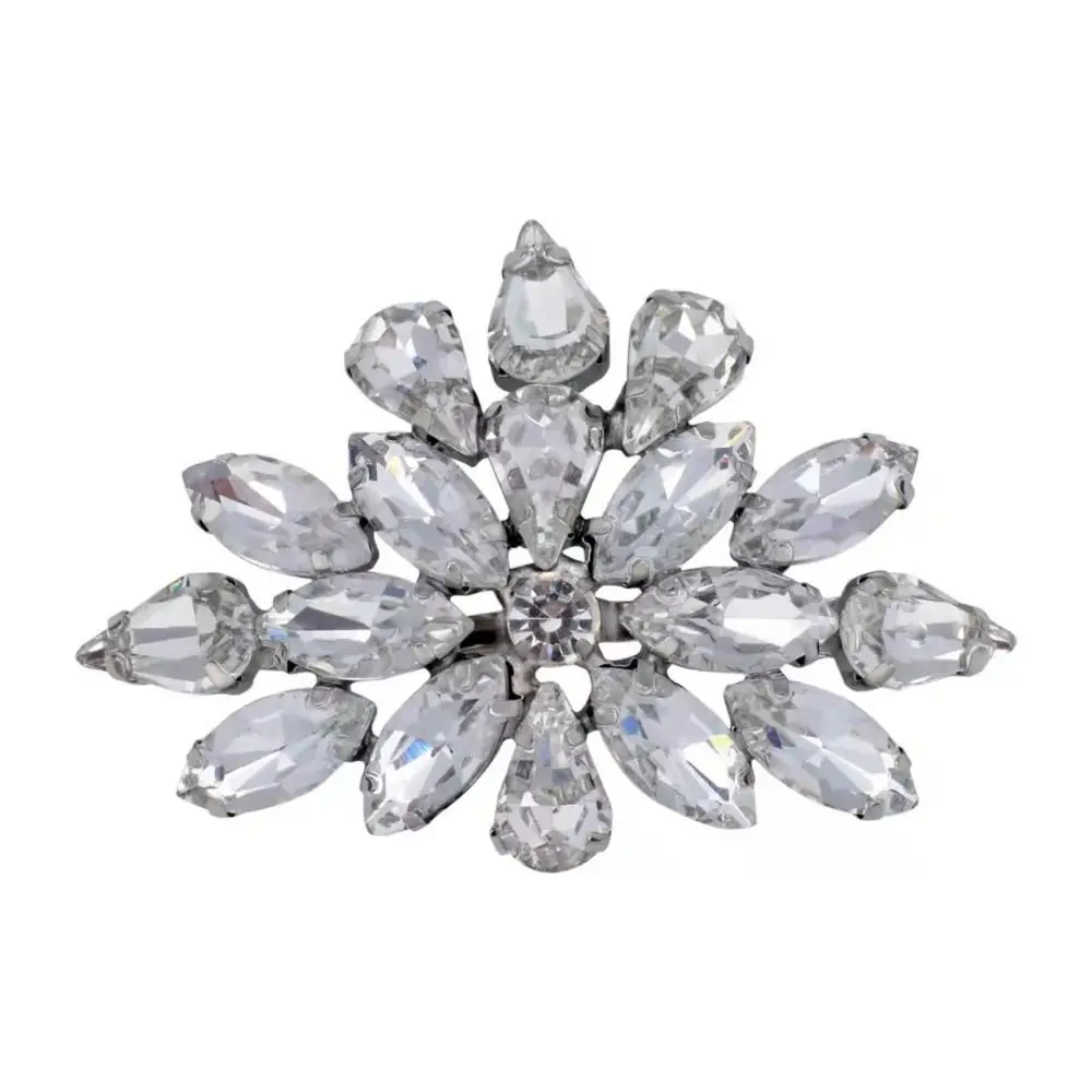 

Gift Glass Crystal Women Shoe Decorations Clip High Heel Rhinestone Charm Buckle Wedding Bride Bag Decoration Buckle